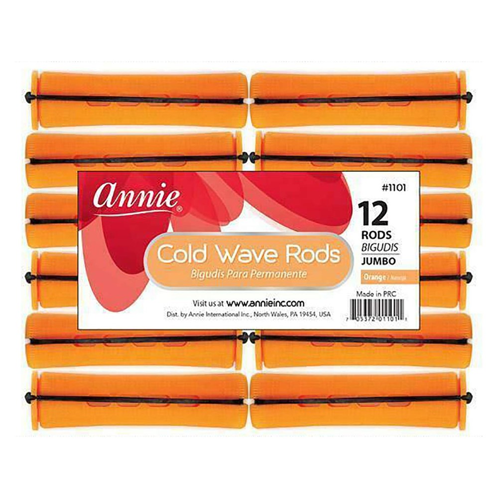 Annie Cold Wave Rods - Jumbo 7/8" - Orange - 12 pcs product image