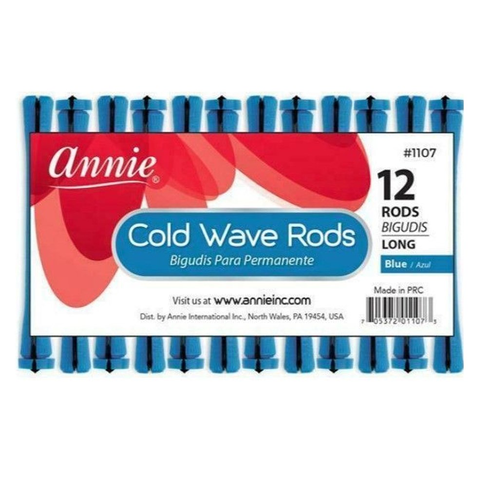 Annie Cold Wave Rods - Long 3/10" - Blue - 12 pcs product image