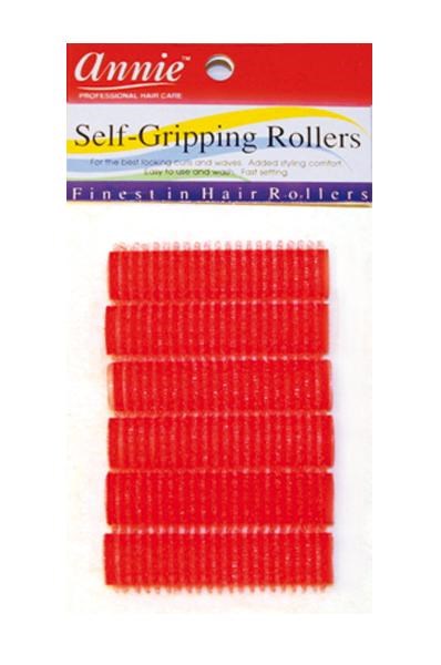 Annie Self-Gripping Rollers - 1/2" - Red - 6 pcs product image