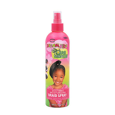African Pride Dream Kids Soothing Braid Spray – 12 oz