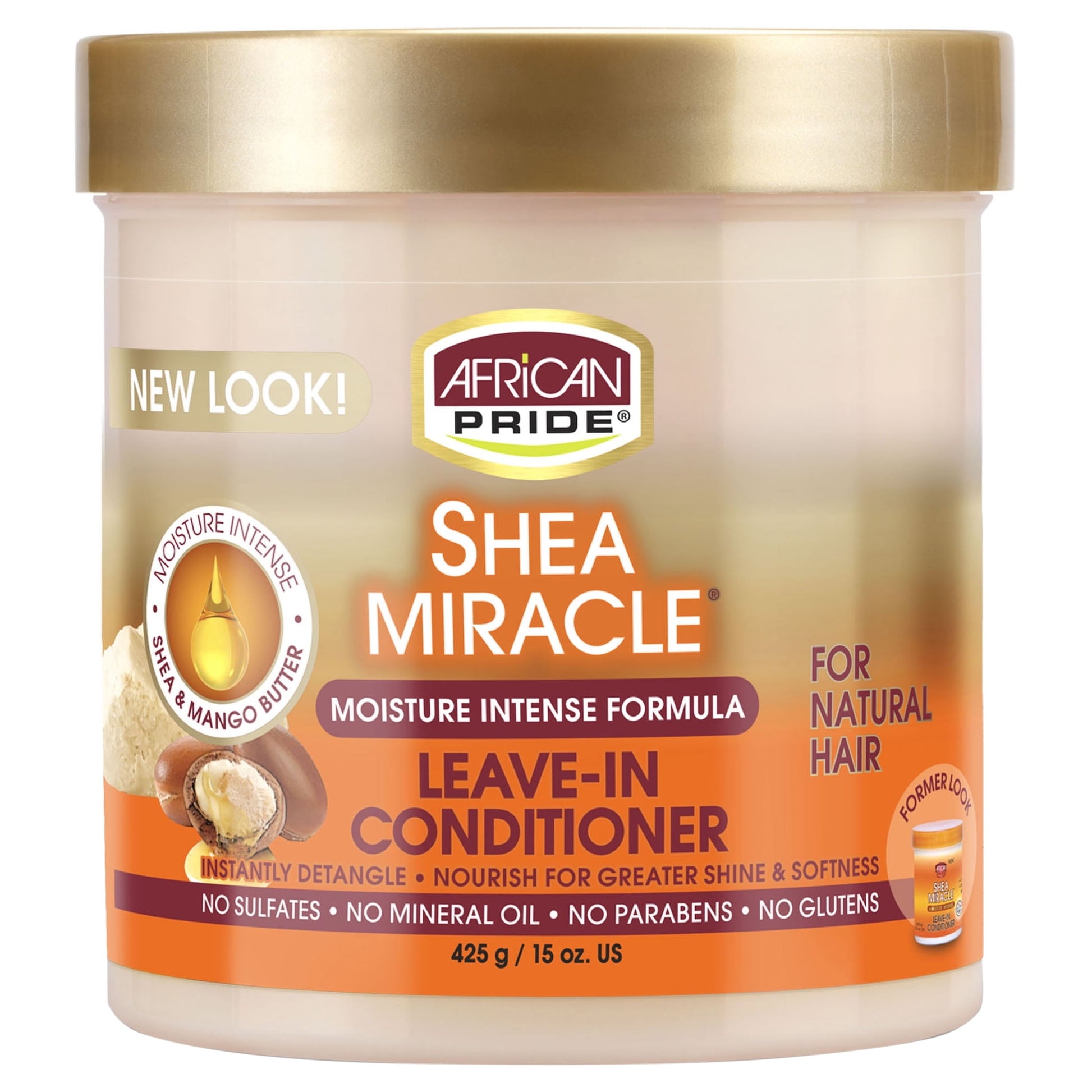 African Pride Shea Miracle Leave-In Conditioner – 15 oz