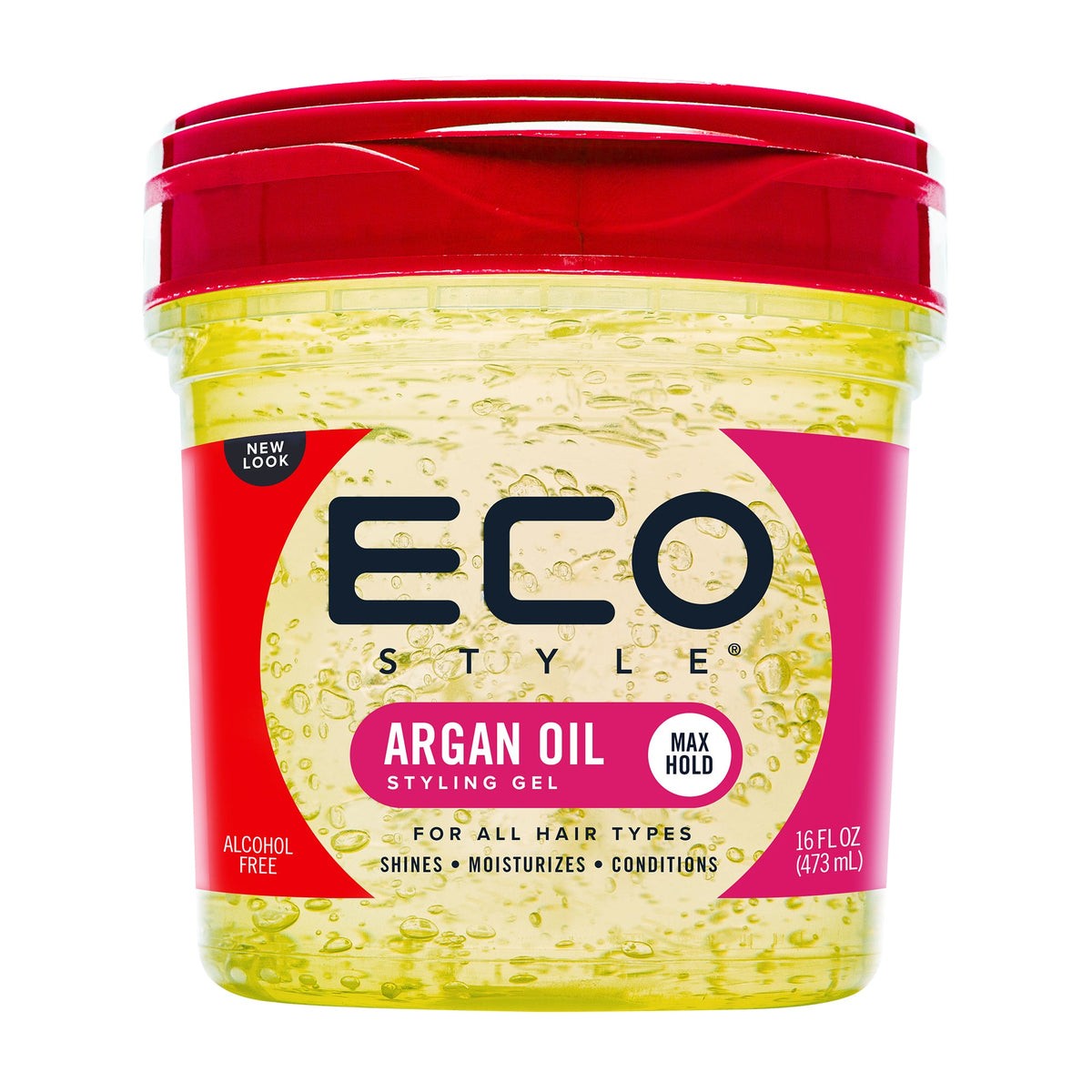 ECO Style Argan Oil Styling Gel 16 oz jar on white background
