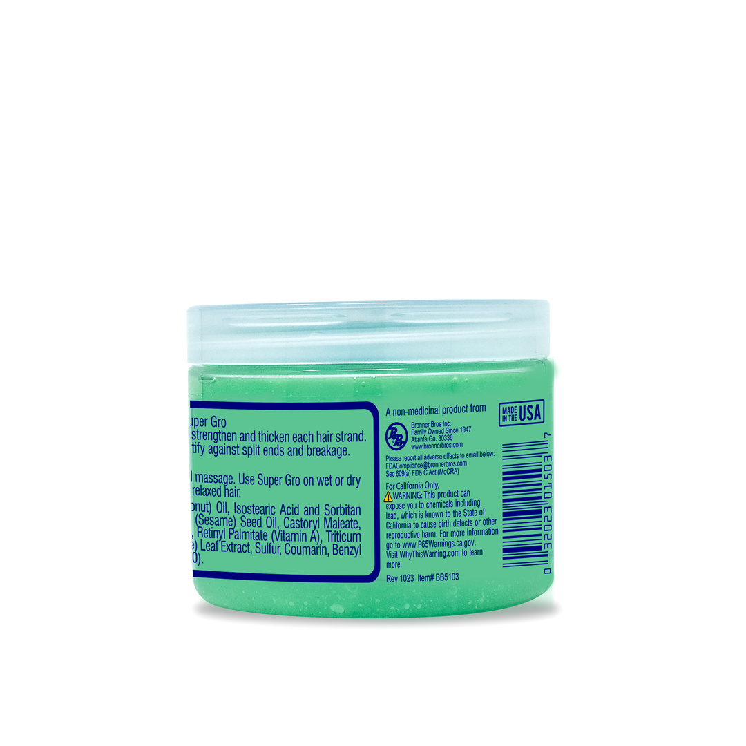 Bronner Bros BB Super Gro Hair & Scalp Conditioner – 6 oz – Maximum Strength product image