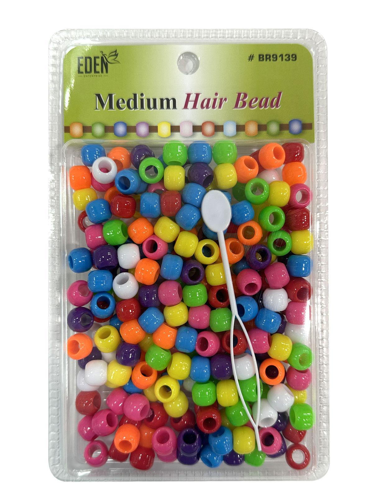 Eden BR9 X-Large Blister Medium Round Hair Beads – #2 Assorted product image