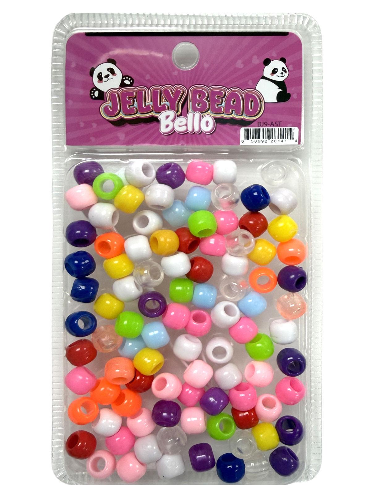 Eden Jelly Medium Round Hair Beads – Assorted product image