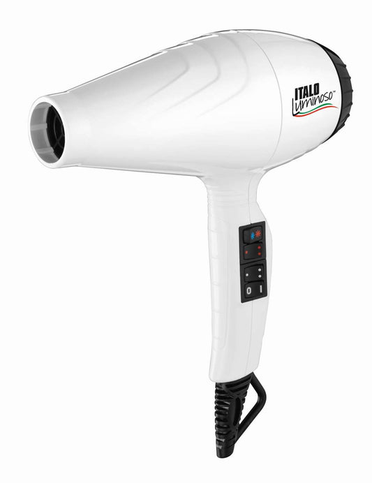 BaBylissPRO Italo Luminoso Professional Dryer – White – one retail unit
