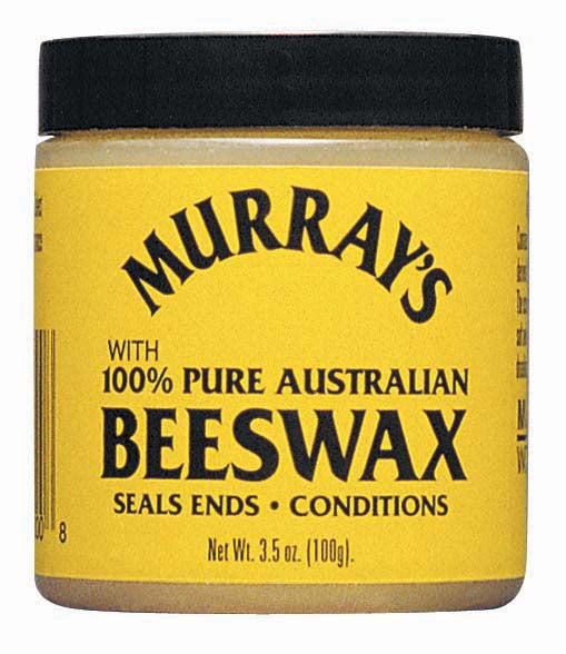 Murray's 100% Pure Australian Beeswax Original 3.5 oz jar on white background