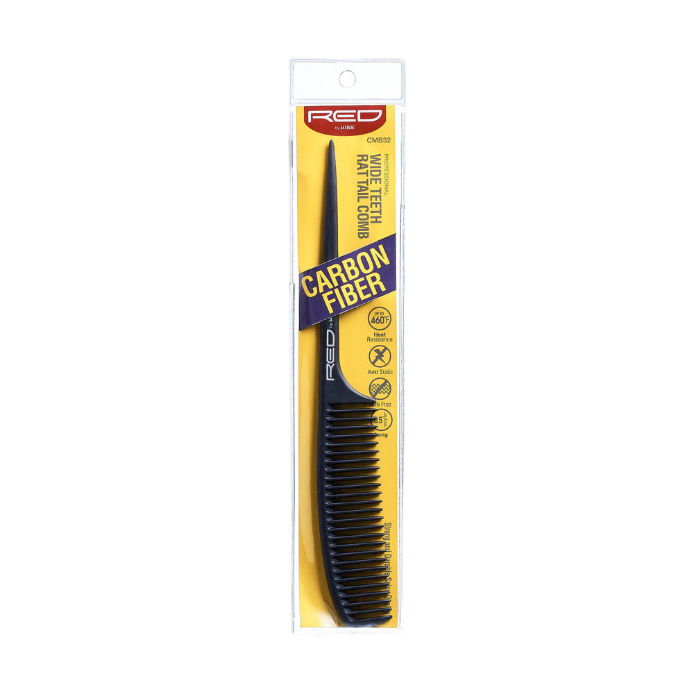 RED by KISS Carbon Fiber Wide-Tooth Rat-Tail Comb product image
