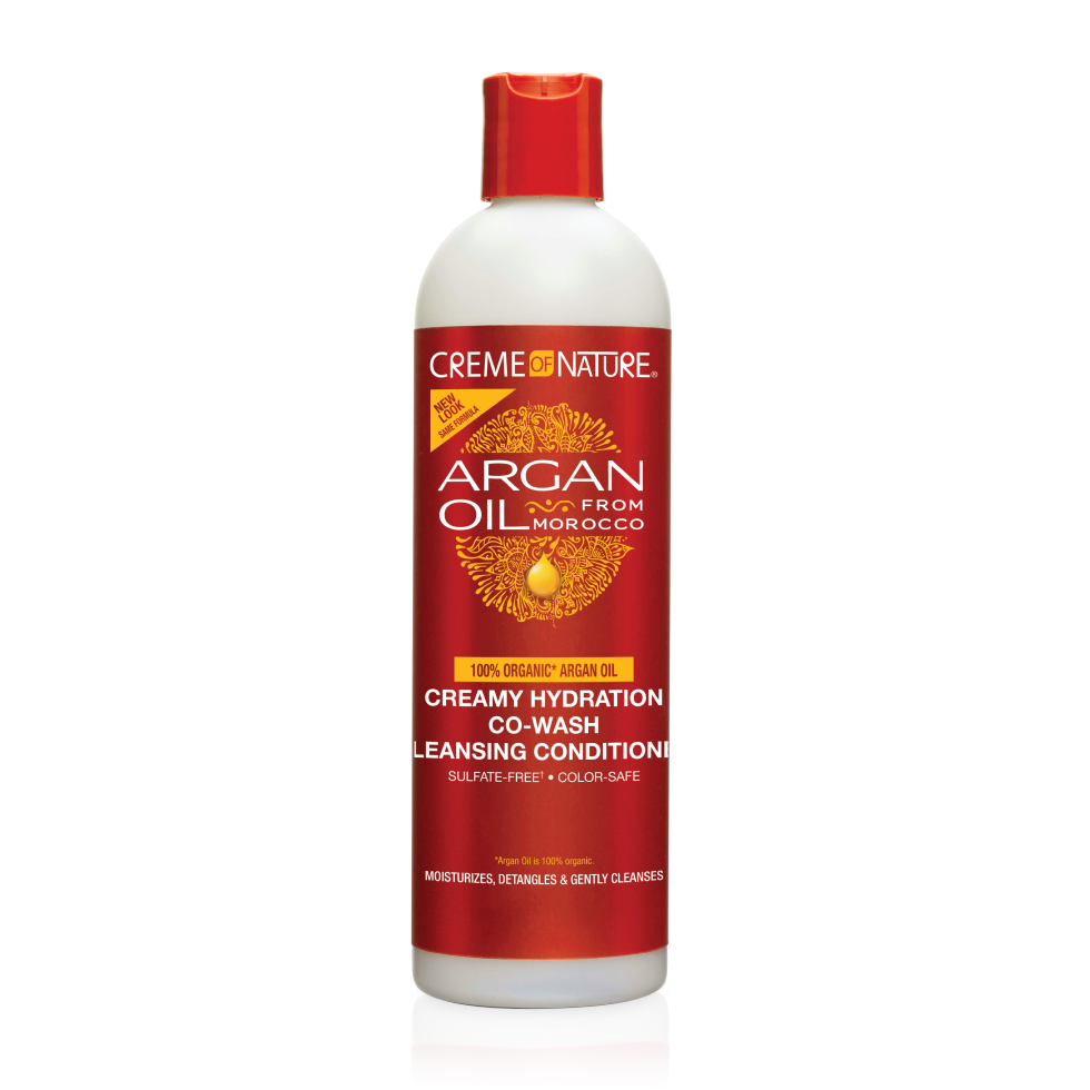 Crème of Nature Argan Oil Creamy Hydration Co-Wash – 12 oz product image