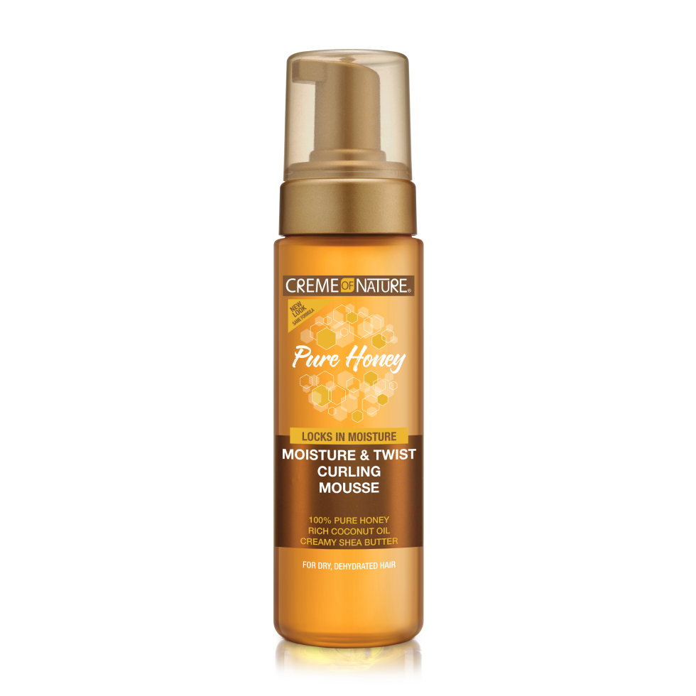 Crème of Nature Pure Honey Moisture & Twist Curling Mousse – 7 oz product image