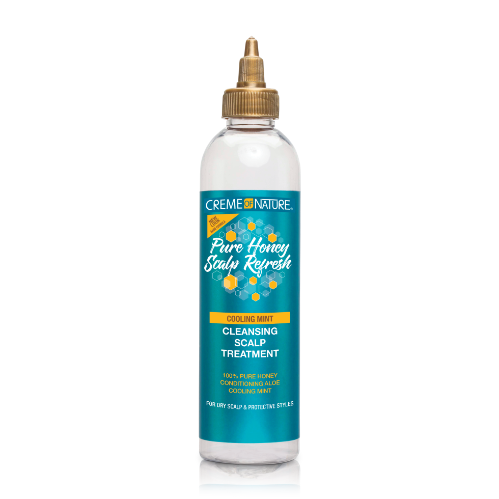 Crème of Nature Pure Honey Scalp Refresh Cleansing Scalp Treatment – 8 oz product image