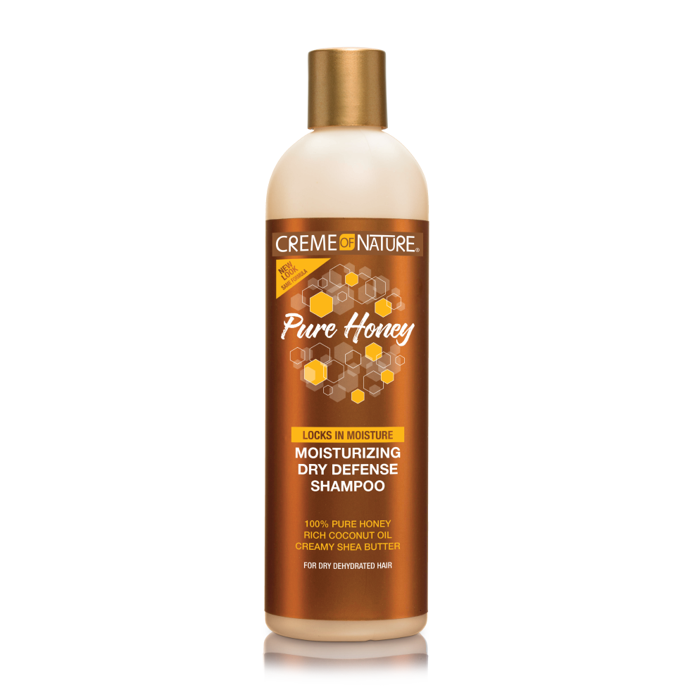 Crème of Nature Pure Honey Moisturizing Dry Defense Shampoo – 12 oz product image