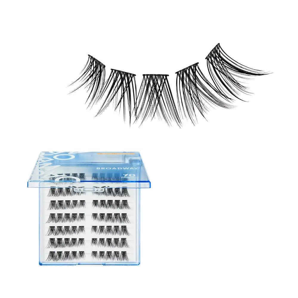 Broadway Volume DIY Cluster Lashes – DIY11 – Wide Band – 70 Pieces – one retail pack