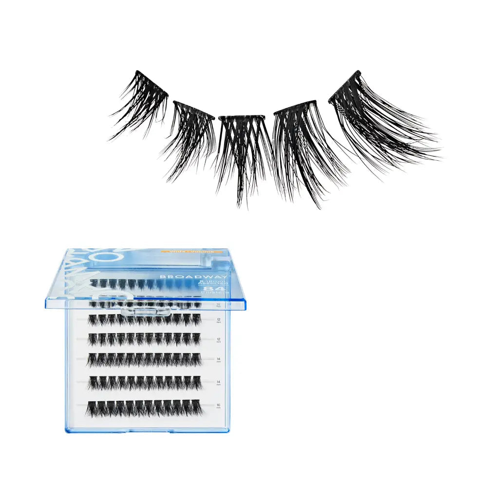 Broadway Volume DIY Cluster Lashes – DIY16 – Wide Band – 84 Pieces – one retail pack