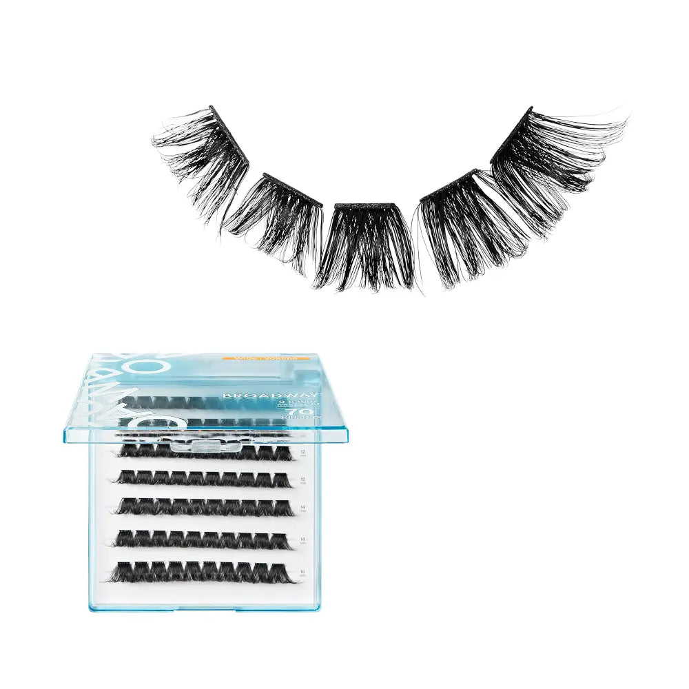 Broadway Volume DIY Cluster Lashes – DIY22 – Wide Band – 70 Pieces – one retail pack