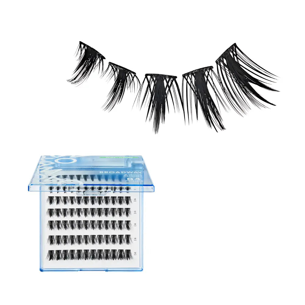 Broadway Trendy Manga DIY Cluster Lashes – DIY28 – Wide Band – 84 Pieces – one retail pack