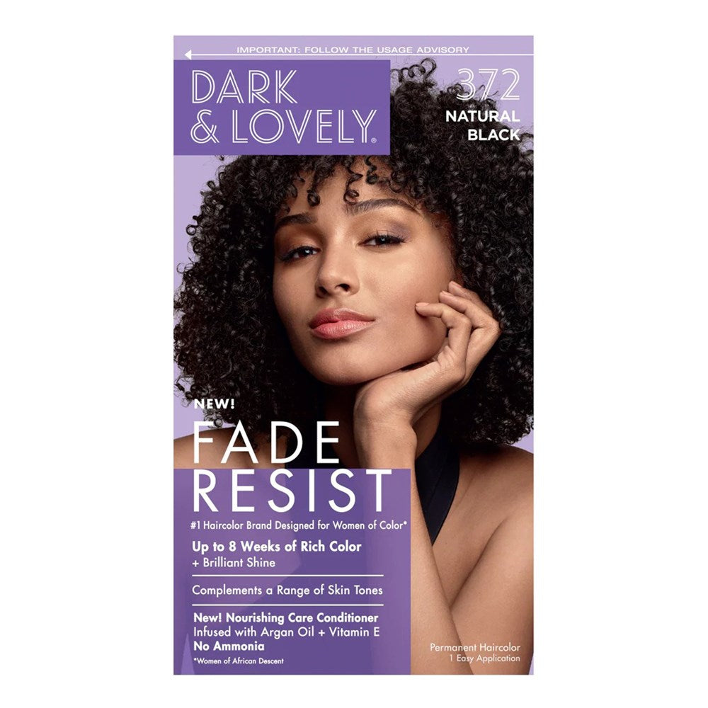 Dark & Lovely Fade Resist Rich Conditioning Hair Color – 372 – Natural Black product image
