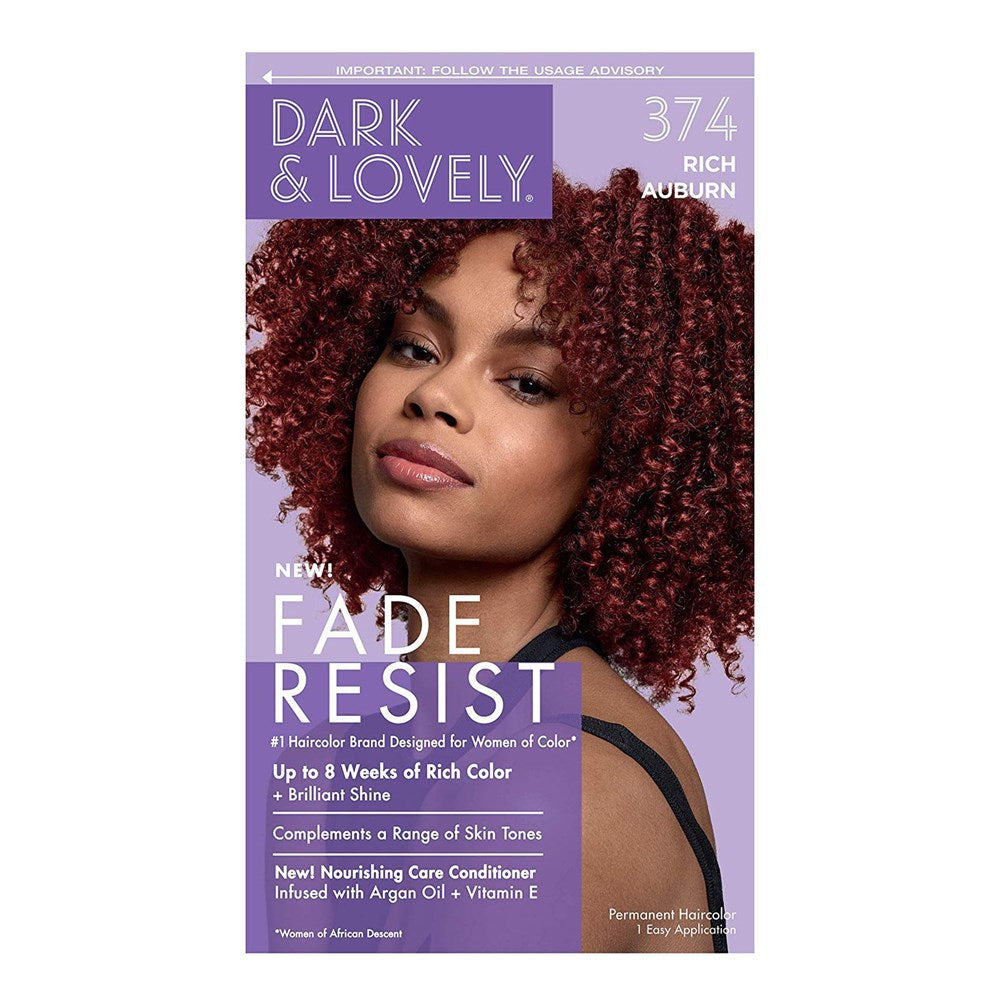 Dark & Lovely Fade Resist Rich Conditioning Hair Color – 374 – Rich Auburn product image