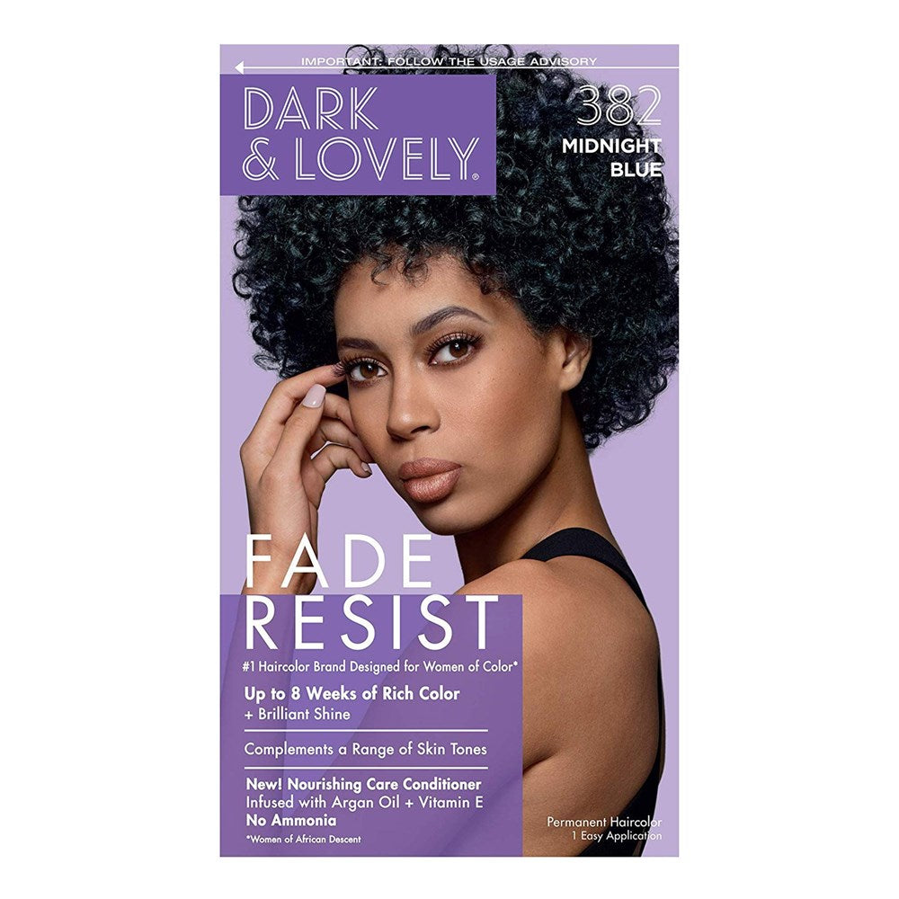 Dark & Lovely Fade Resist Rich Conditioning Hair Color – 382 – Midnight Blue product image