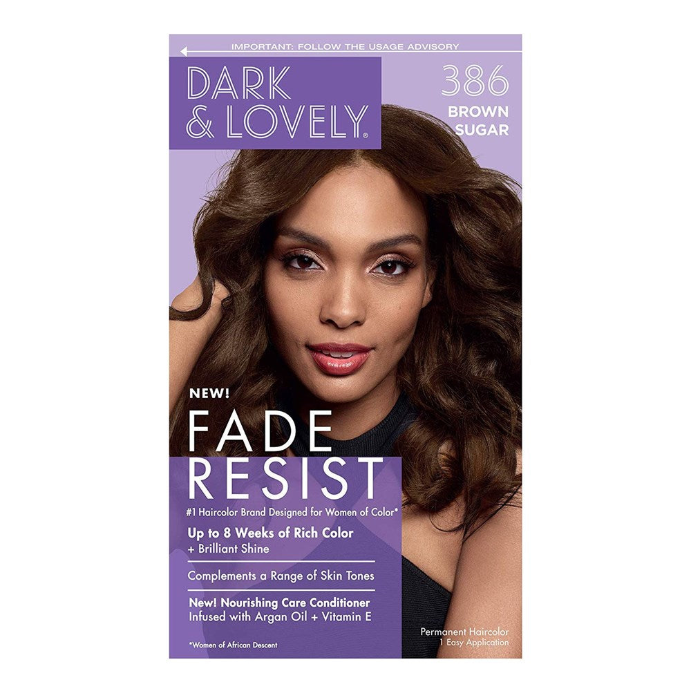 Dark & Lovely Fade Resist Rich Conditioning Hair Color – 386 – Brown Sugar product image