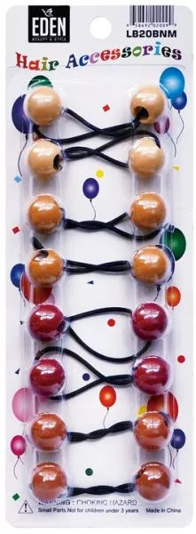 Eden Hair Balls – 20mm – Brown Mix – one retail unit