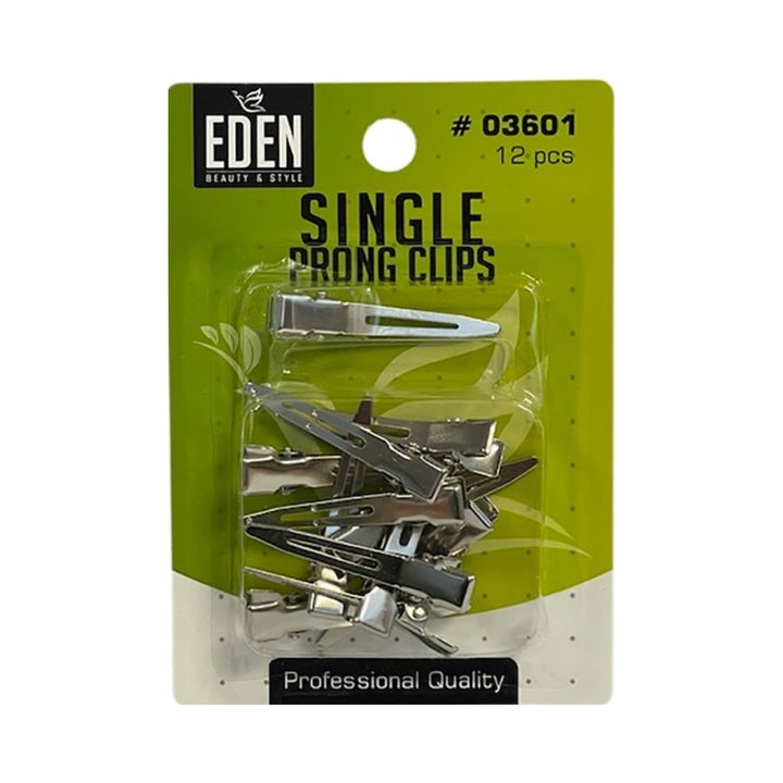 Eden Professional Prong Clips – 80 Count – Single Prong product image