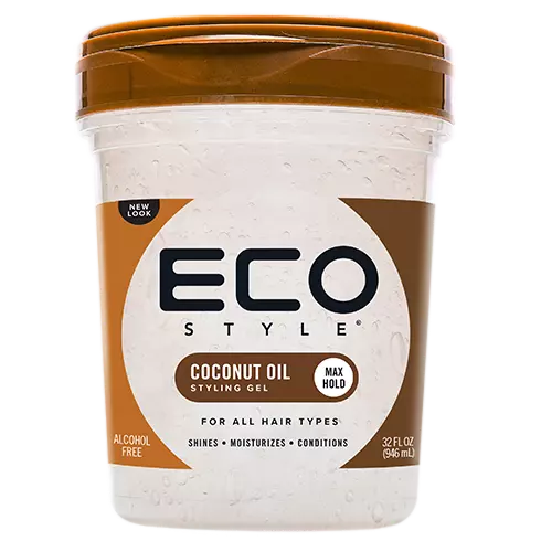 ECO Style Coconut Oil Styling Gel 32 oz jar on white background