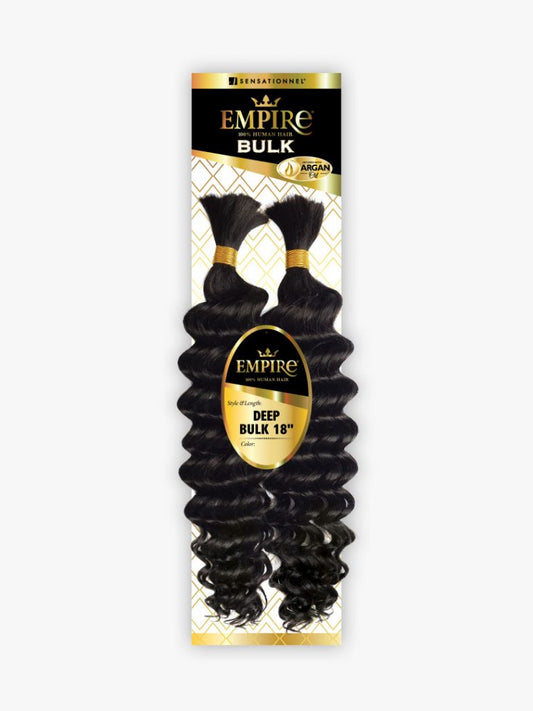 Sensationnel Empire Deep Bulk 18-Inch Human Hair – 1 – Jet Black