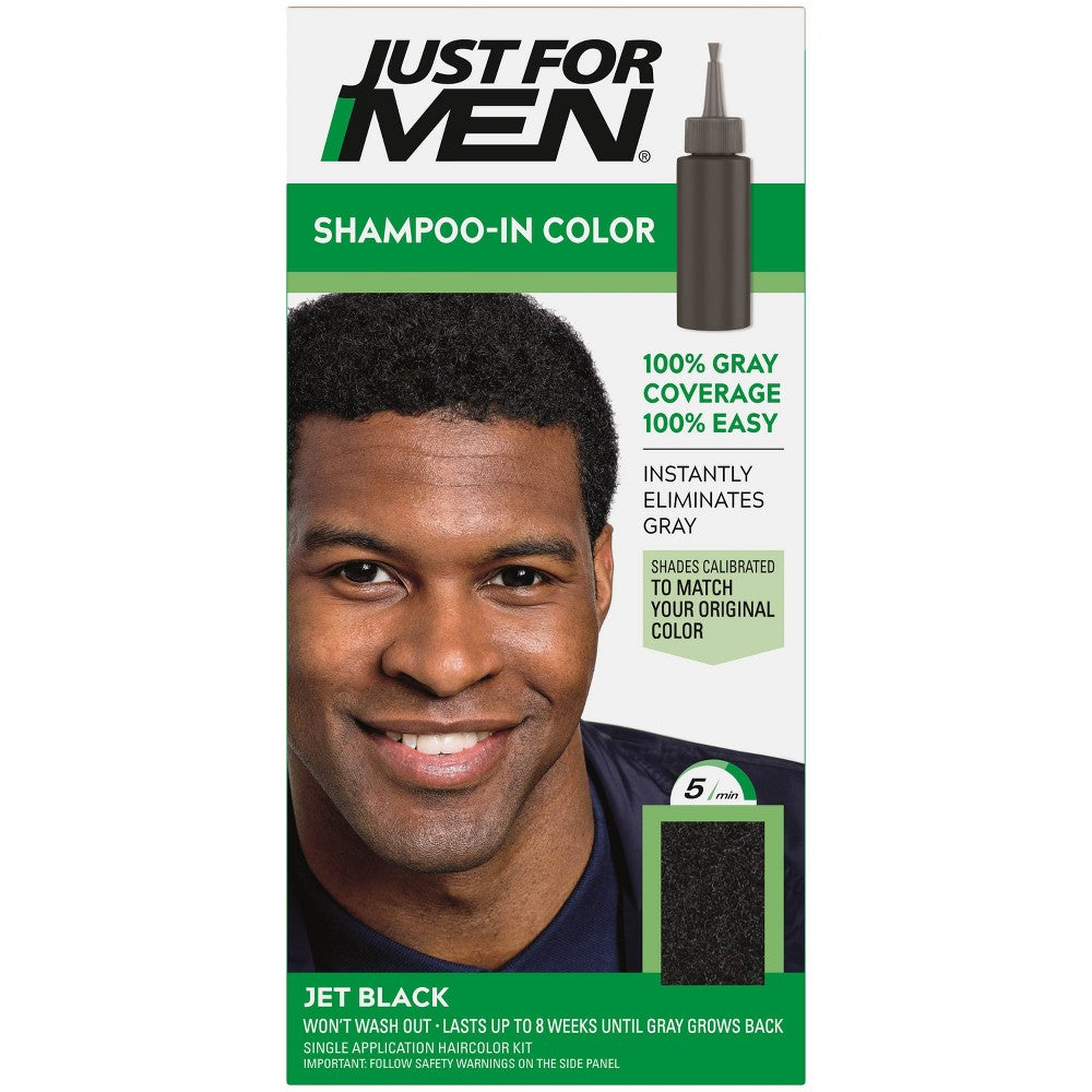 Just For Men Shampoo-In Hair Color – H-60 Jet Black product image