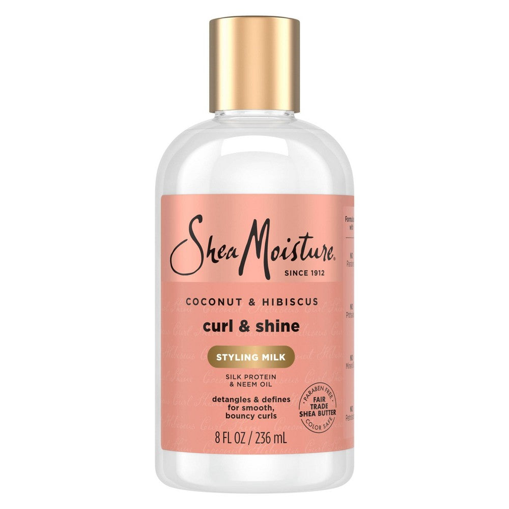 SheaMoisture Coconut & Hibiscus Curl & Style Milk – 8 oz product image