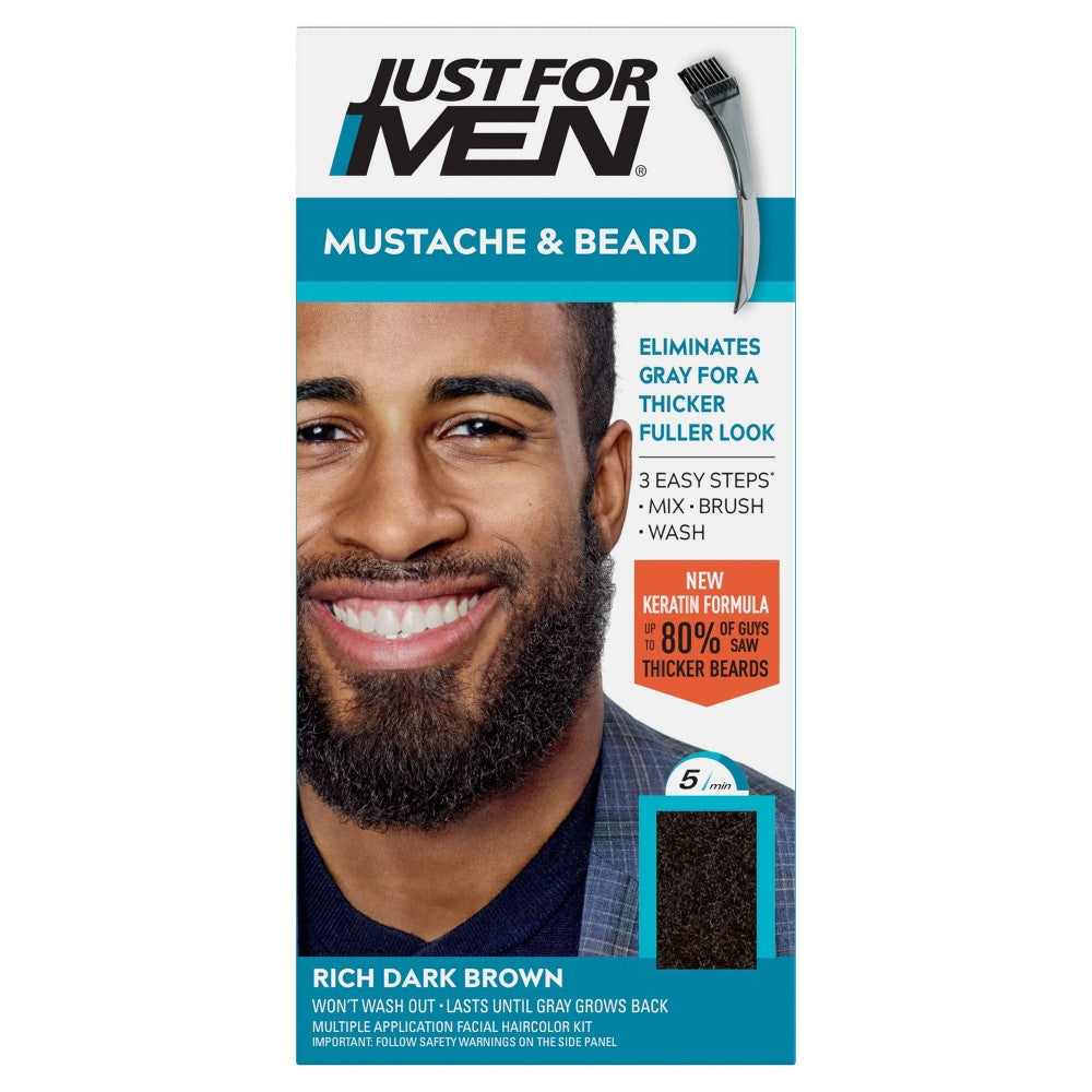 Just For Men Mustache & Beard Color – M-47 Rich Dark Brown product image