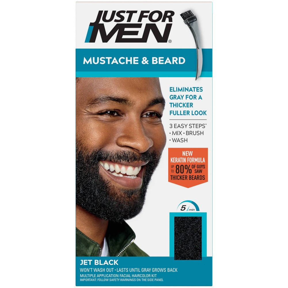 Just For Men Mustache & Beard Color – M-60 Jet Black product image