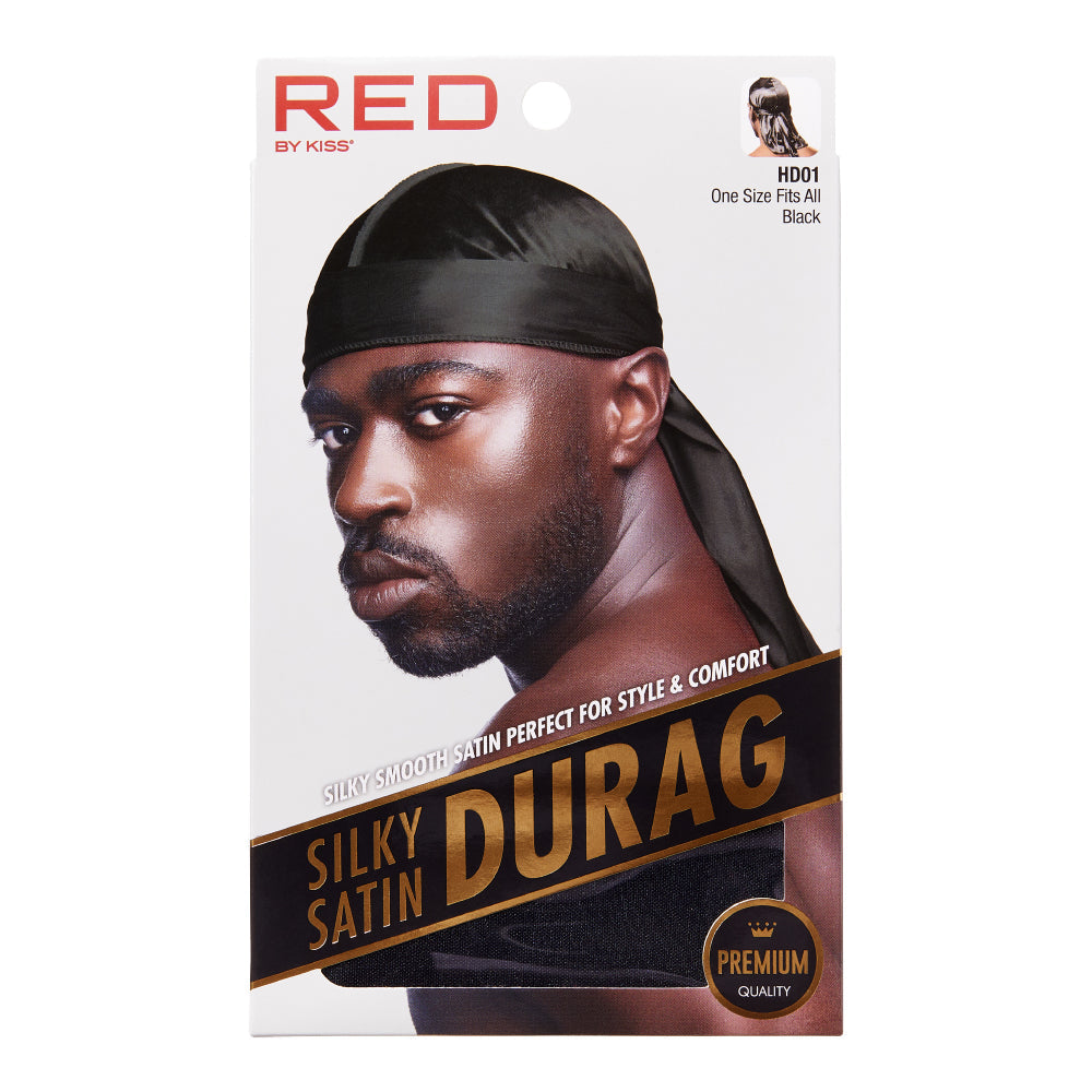 RED by KISS Premium Silky Satin Durag – Black product image