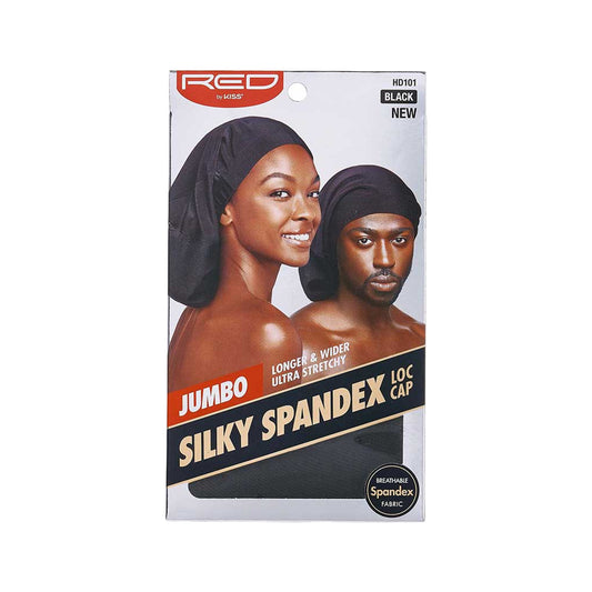RED by KISS Jumbo Silky Spandex Loc Cap – Black product image