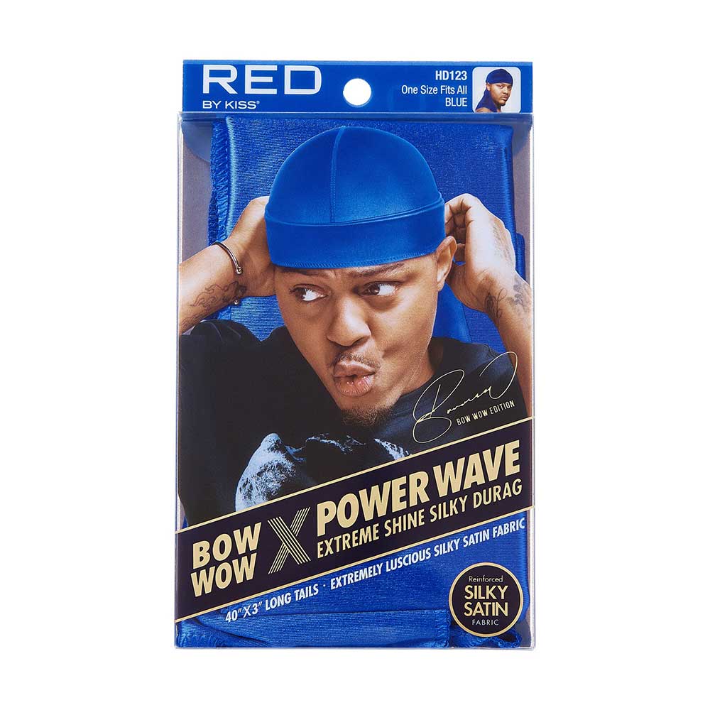 RED by KISS BOW WOW X Power Wave Extreme Shine Silky Durag – Blue product image