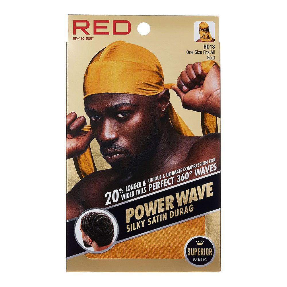 RED by KISS Power Wave Silky Satin Durag – Gold product image