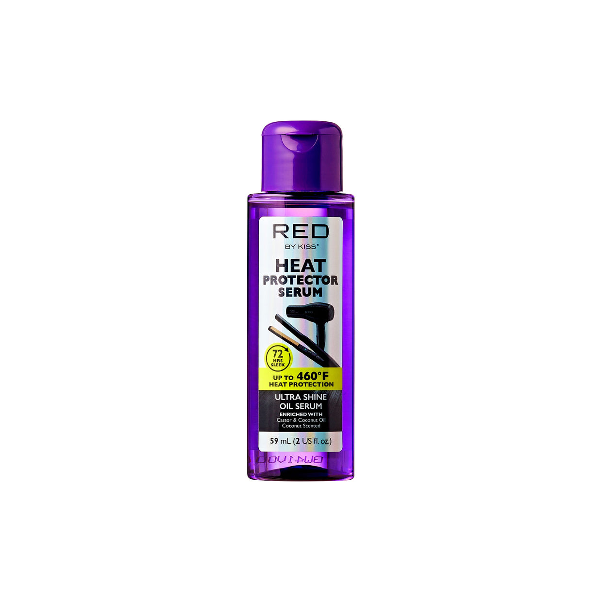 RED by KISS Ultra Shine Heat Protector Oil Serum – 2 oz – one retail unit
