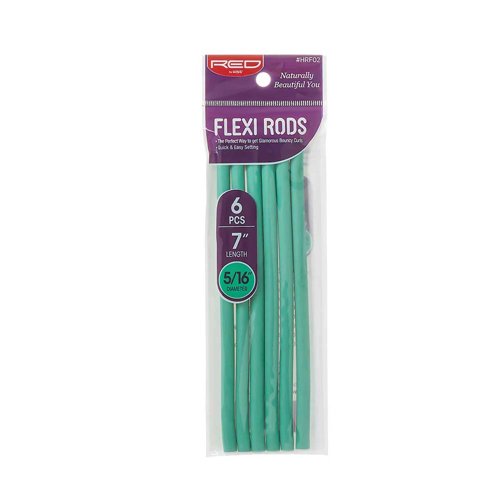 RED by KISS Flexi Rods - 7" x 5/16" - Teal - 6 pcs product image
