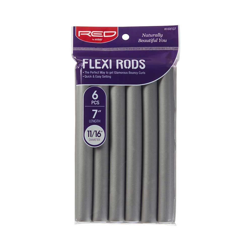 RED by KISS Flexi Rods - 7" x 11/16" - Gray - 6 pcs product image