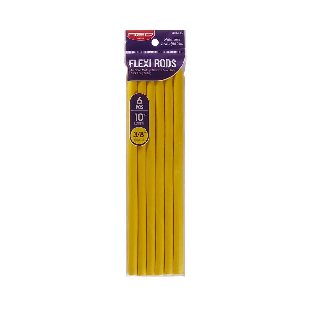 RED by KISS Flexi Rods - 10" x 3/8" - Yellow - 6 pcs product image