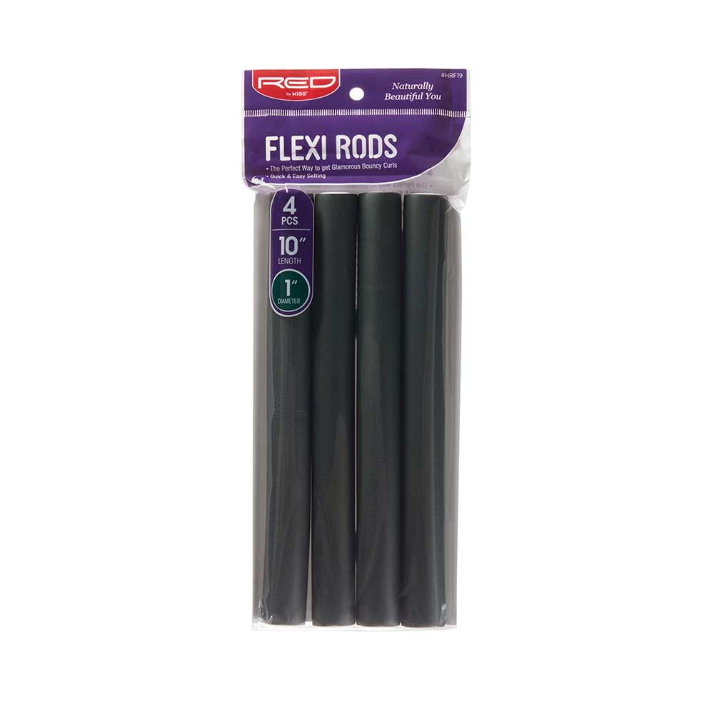 RED by KISS Flexi Rods - 10" x 1" - Dark Green - 4 pcs product image