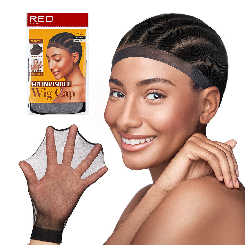 RED by KISS HD Invisible Wig Cap – 2 Pack – Black product image