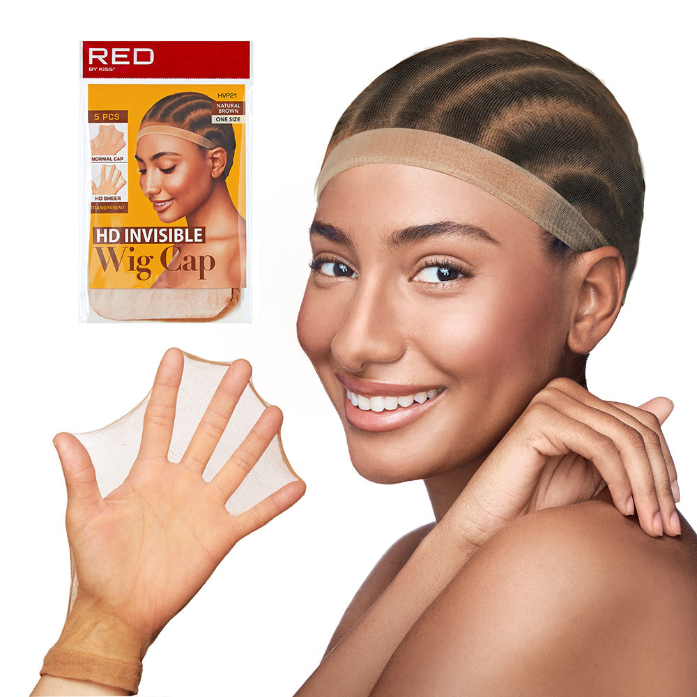 RED by KISS HD Invisible Wig Cap – 2 Pack – Natural Brown product image