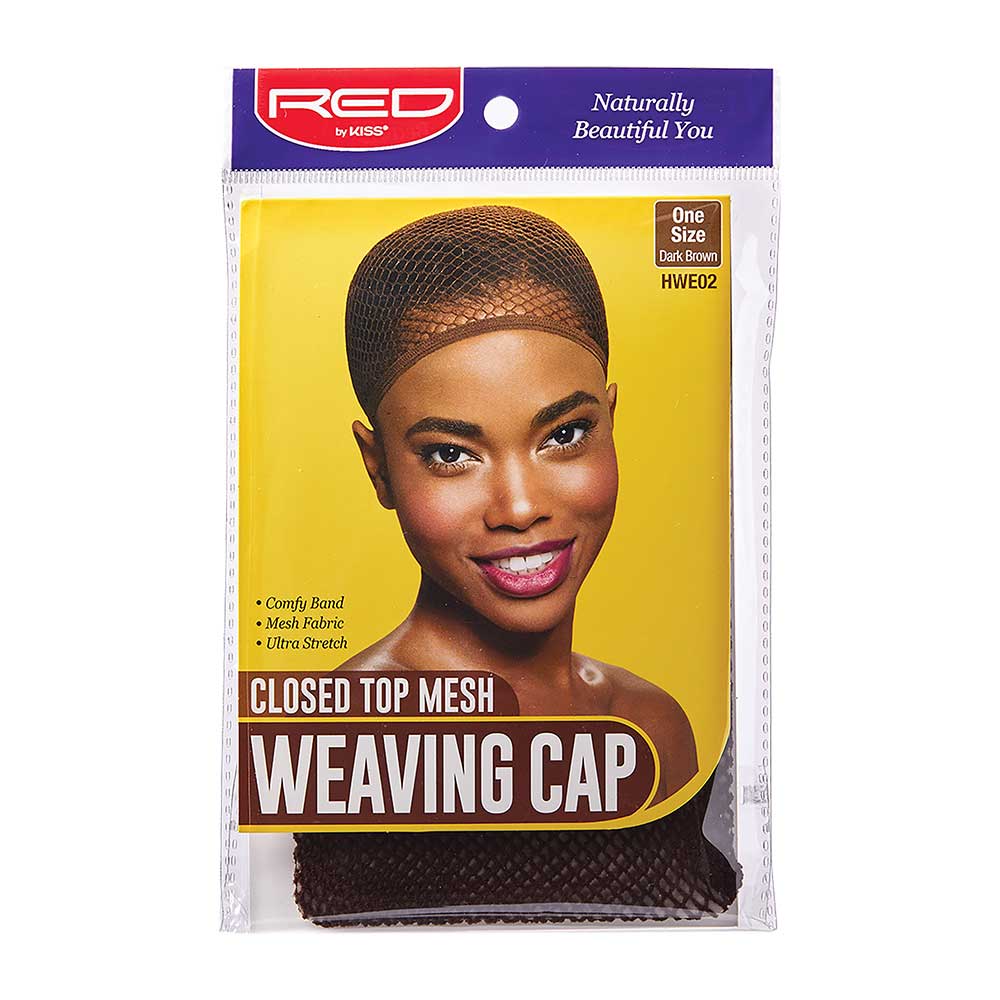RED by KISS Mesh Weaving Cap – Closed Top – Dark Brown product image