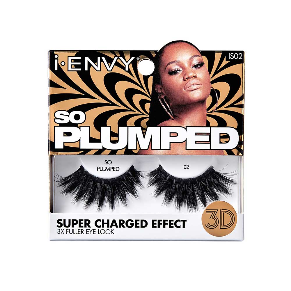 i-ENVY So Plumped Strip Lashes – #02 – one retail pack