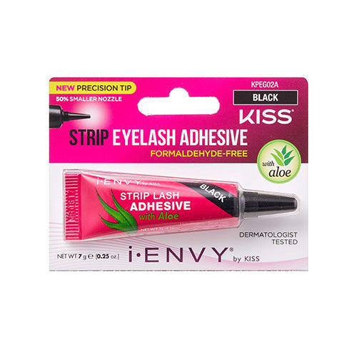 i-ENVY Aloe Infused 16-Hour Strip Lash Glue – Black – one retail unit