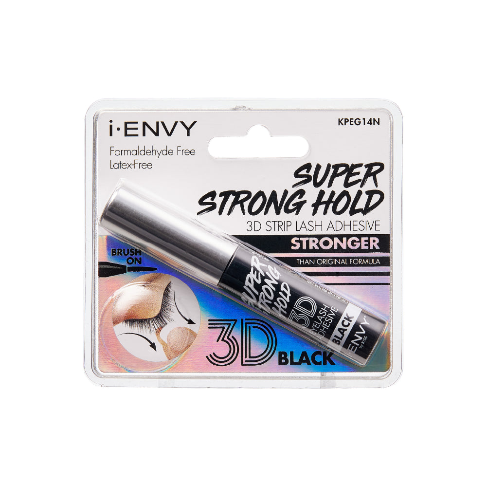 i-ENVY Super Strong Hold 3D Lash Glue – Black – one retail unit