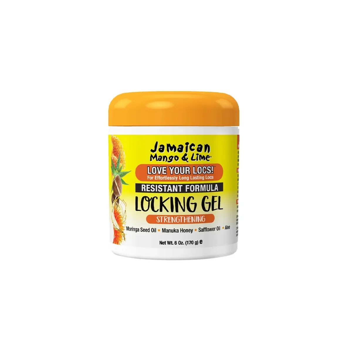Jamaican Mango & Lime Resistant Formula Locking Gel 6 oz jar on white background