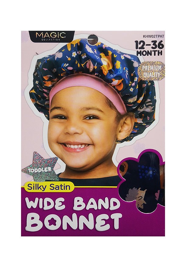 Magic Collection Toddler Silky Satin Wide Bonnet – Assorted product image