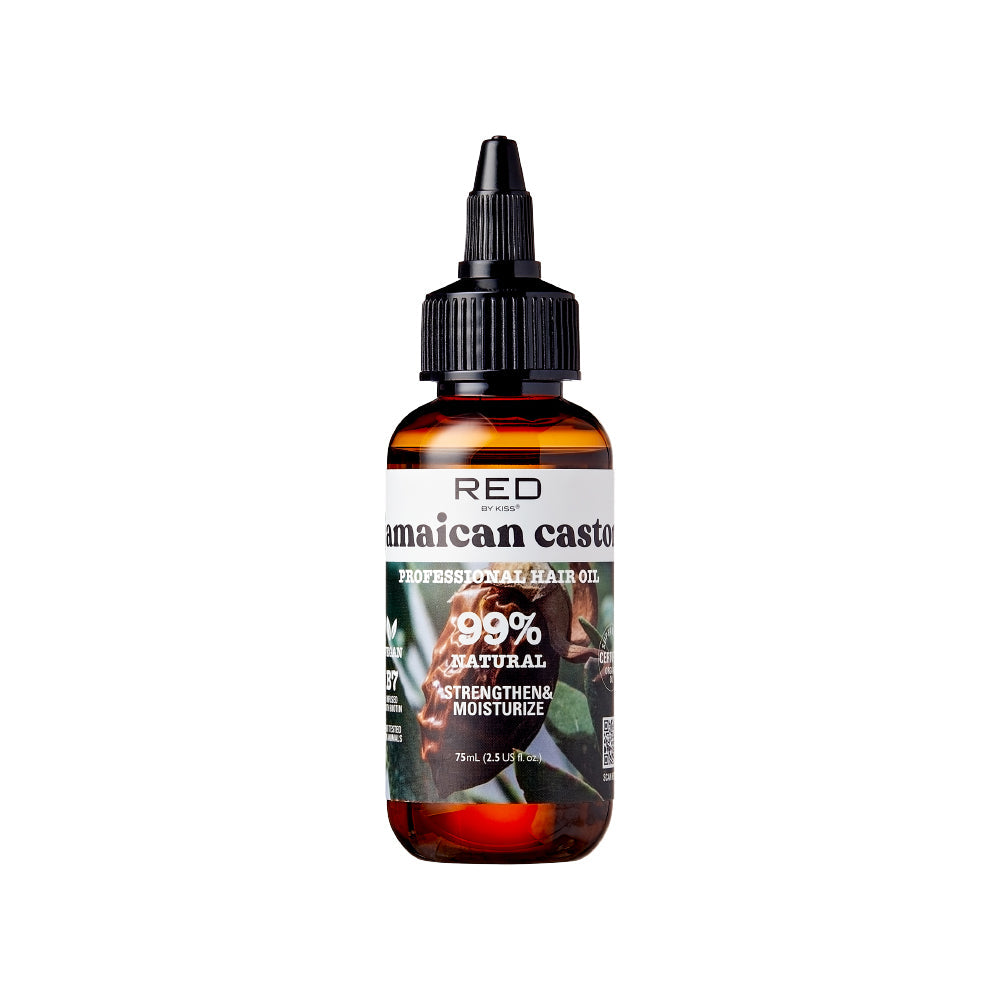 RED by KISS Natural Hair Oil – Jamaican Castor – 2.5 oz – one retail unit